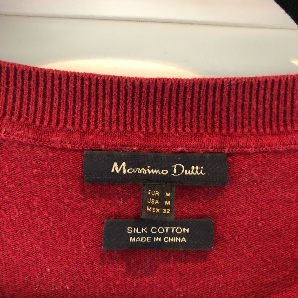 Massimo dutti v neck sweater